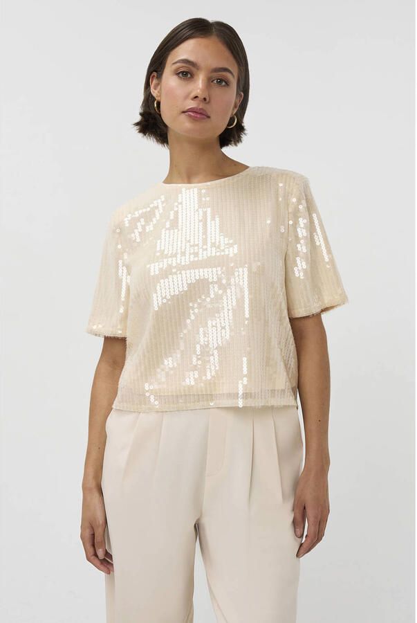STUDIO AMAYA Dames Tops & T-shirts Enna Creme - Foto 6