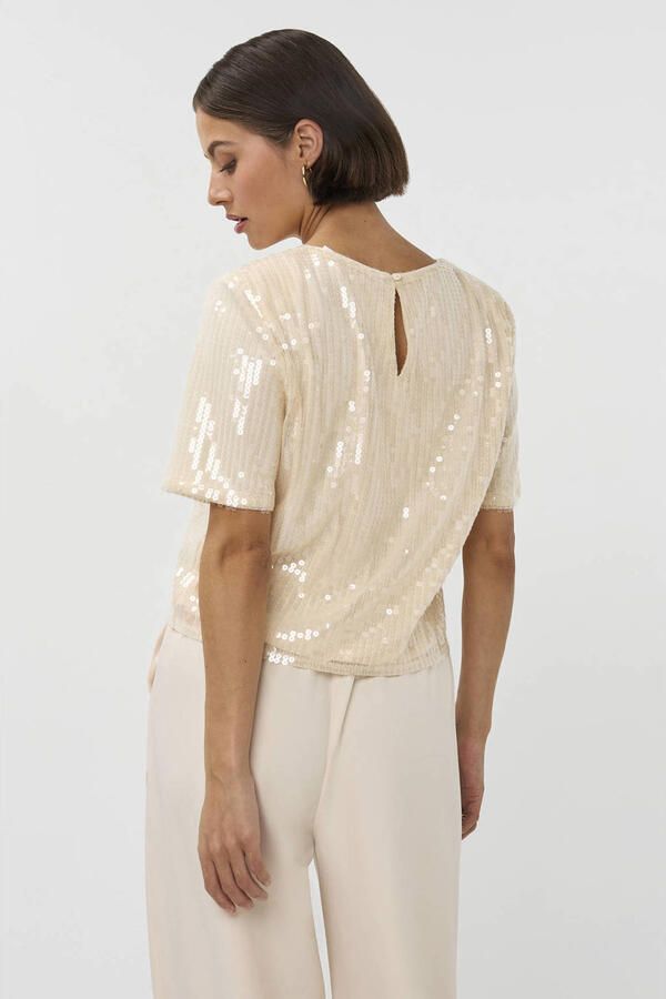 STUDIO AMAYA Dames Tops & T-shirts Enna Creme - Foto 5