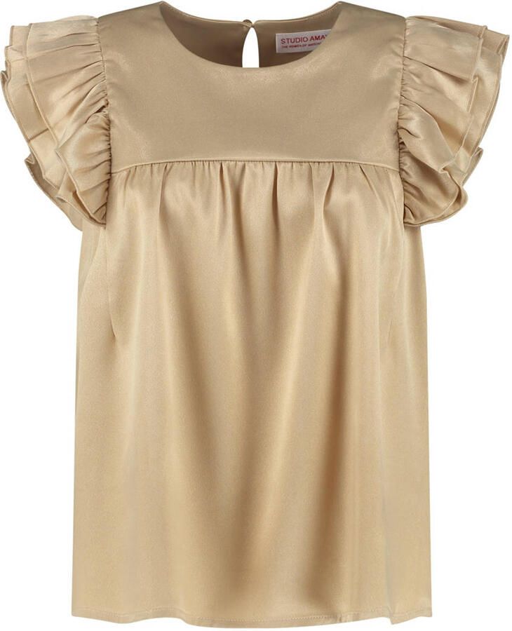 STUDIO AMAYA Dames Tops & T-shirts Lea Beige - Foto 7