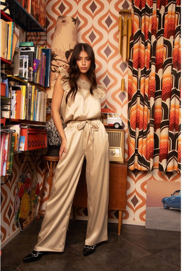 STUDIO AMAYA Dames Tops & T-shirts Lea Beige - Foto 5