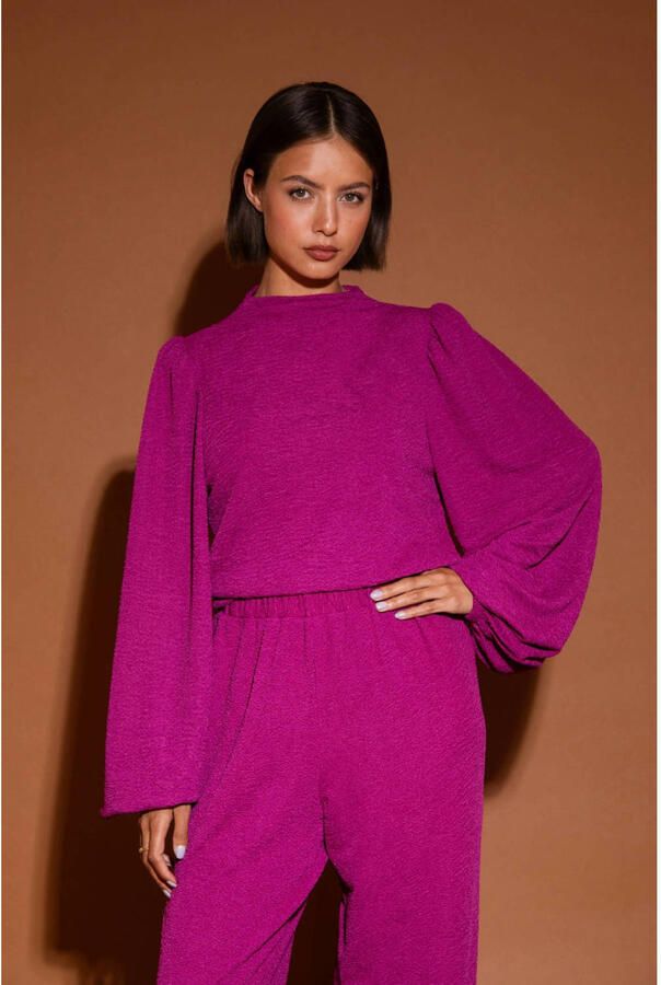 STUDIO AMAYA Dames Blouses Elsa Fuchsia - Foto 6