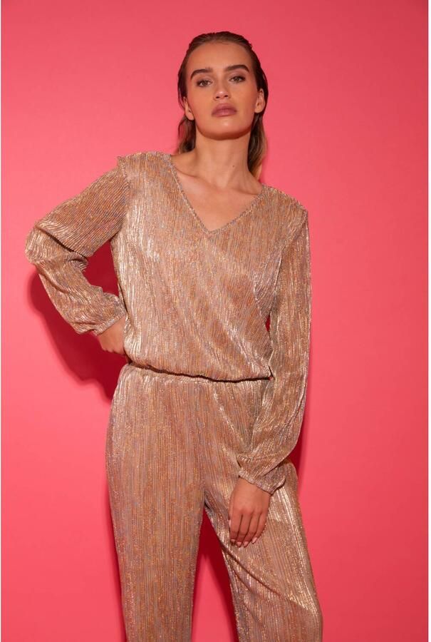 STUDIO AMAYA Dames Tops & T-shirts Maja Bronskleurig - Foto 6