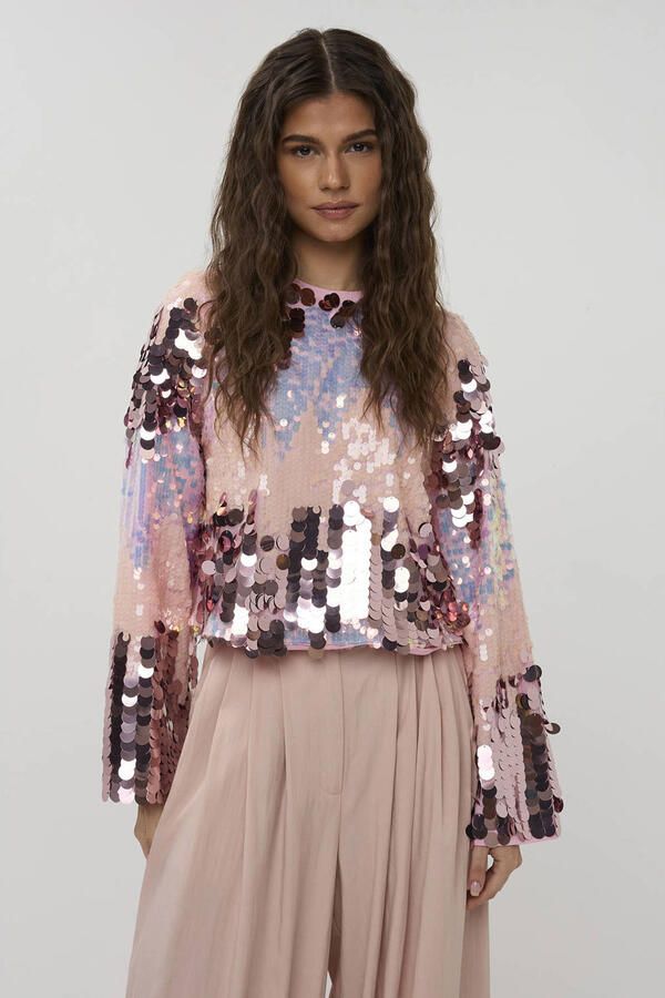 STUDIO AMAYA Dames Blouses Sprake Top Multi - Foto 7