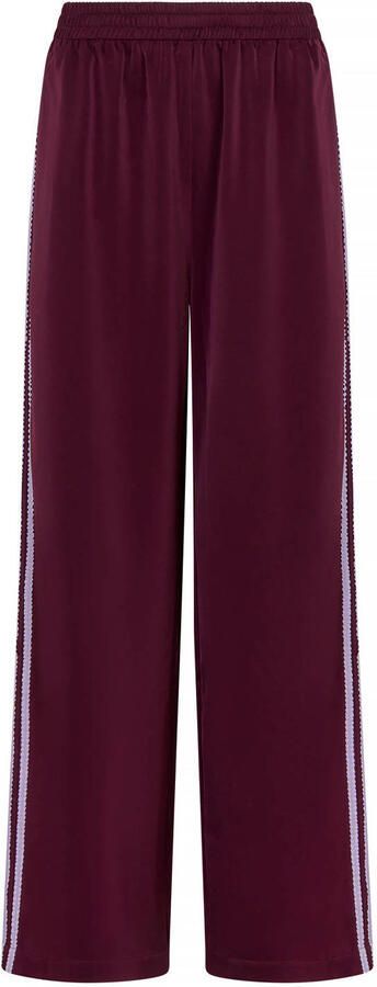 Studio AMAYA wide leg broek donkerpaars - Foto 2