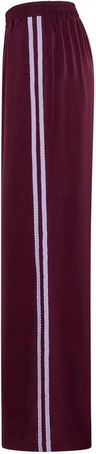 Studio AMAYA wide leg broek donkerpaars - Foto 3