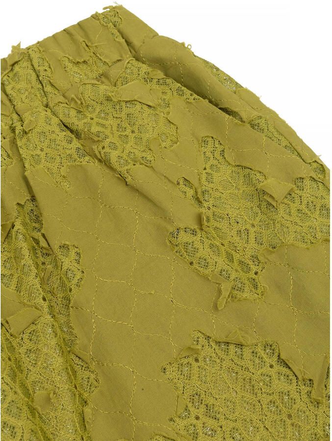 Studio AMAYA wide leg high waist broek groen - Foto 2