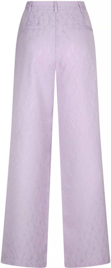 Studio AMAYA wide leg high waist broek lila - Foto 2
