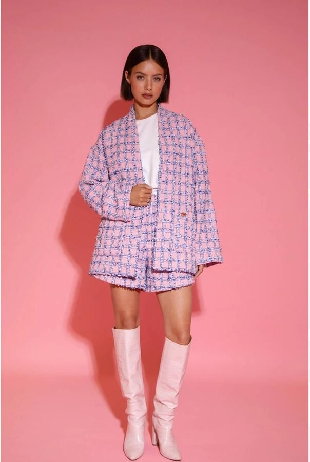 Studio AMAYA x Poespas straight high waist casual short roze - Foto 2
