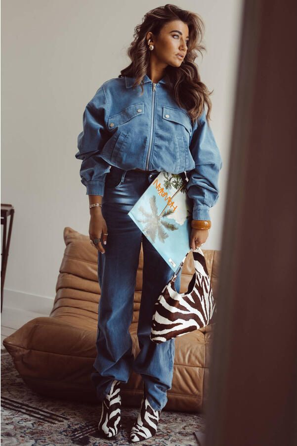 Studio AMAYA X Sofie Graafland jas blauw - Foto 3