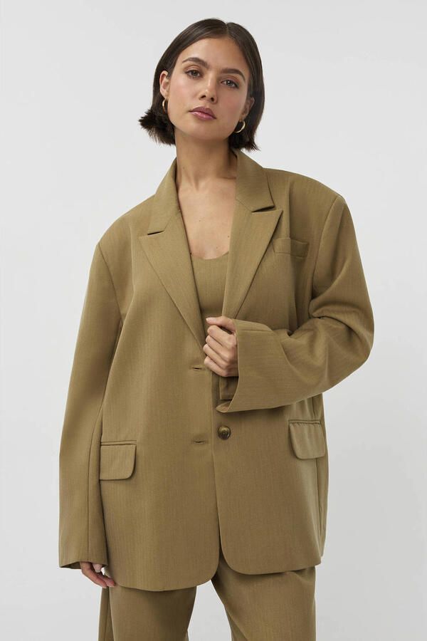 Studio AMAYA X Sofie Graafland oversized blazer kaki