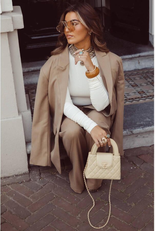 Studio AMAYA X Sofie Graafland oversized blazer kaki - Foto 3