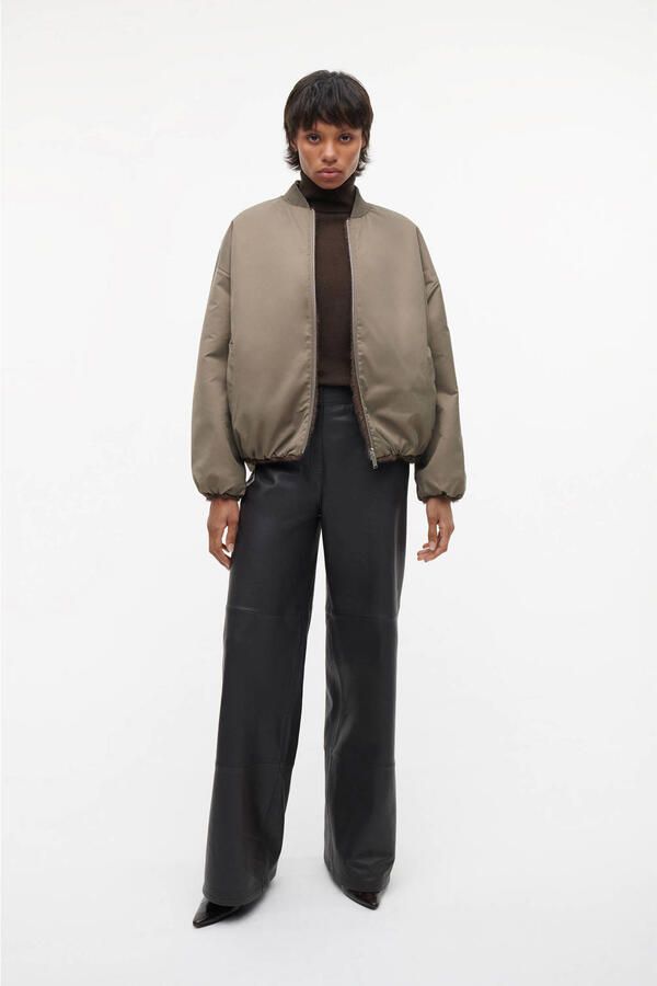 STUDIO AR Reversible faux mink jas Etta bruin - Foto 3