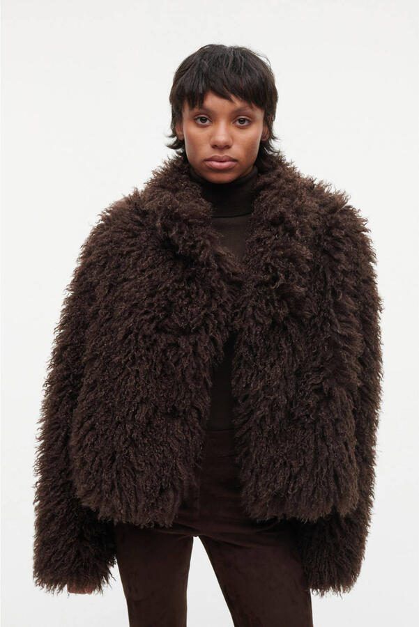 Studio AR by ARMA faux fur jas bruin