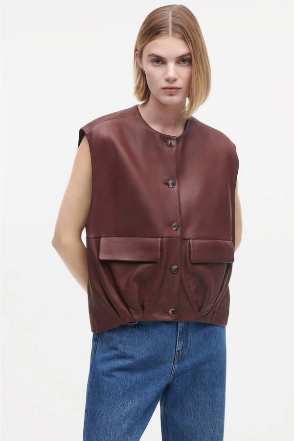 Studio AR by ARMA gilet donkerrood