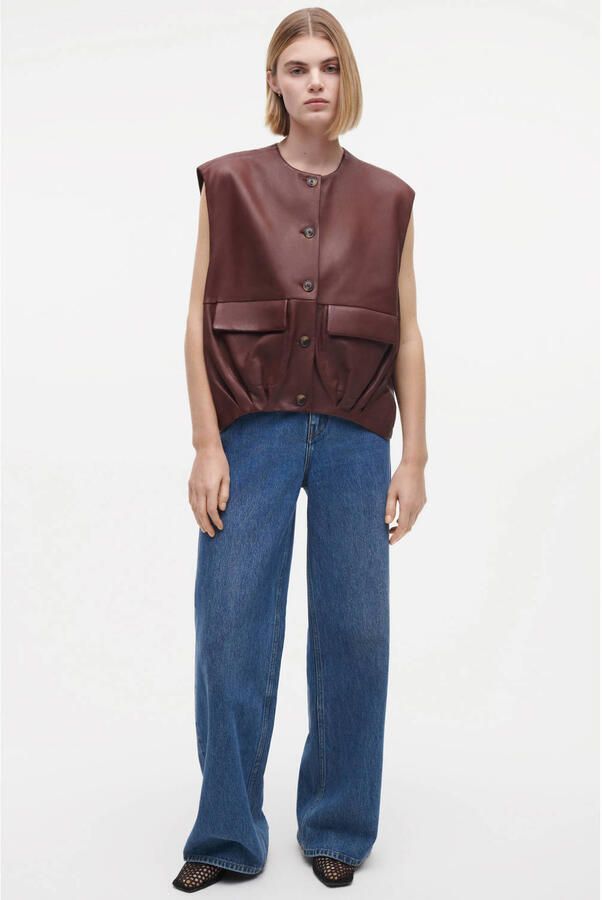 Studio AR by ARMA gilet donkerrood - Foto 2