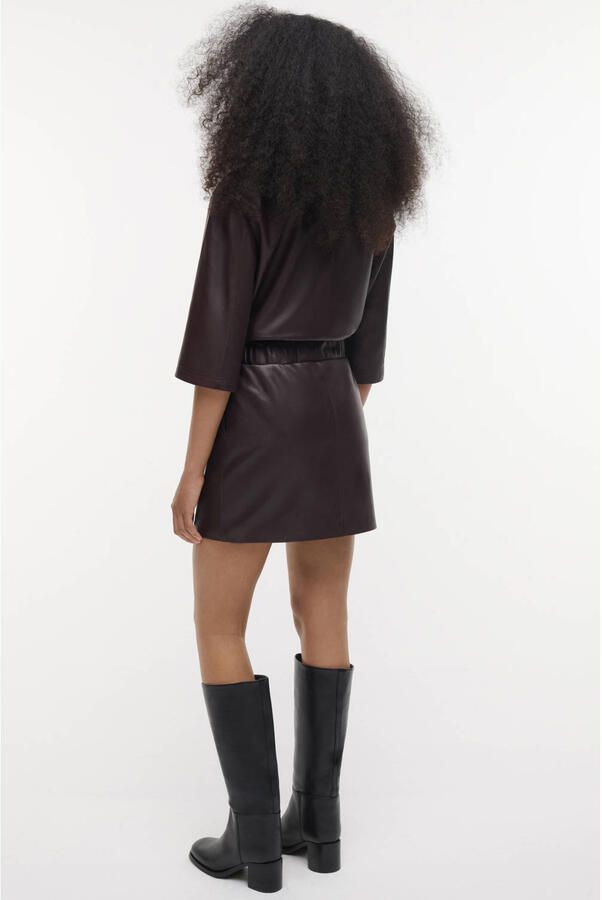 STUDIO AR Dames Rokken Saidy Sheep Soft Waxed Bruin - Foto 7