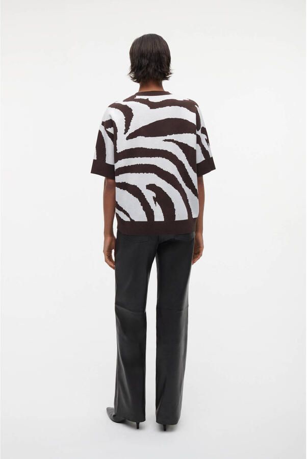 STUDIO AR Zachte trui Levina dierenprint