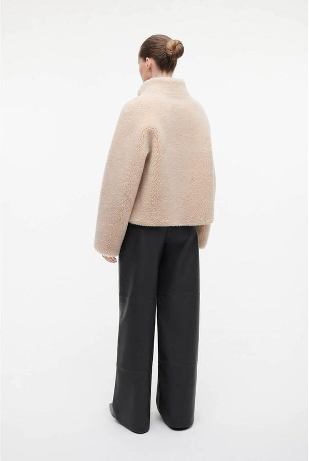 Studio AR by ARMA wollen reversible jas ecru - Foto 2