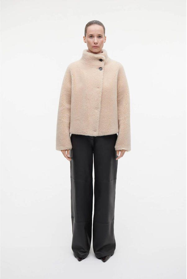 Studio AR by ARMA wollen reversible jas ecru - Foto 3