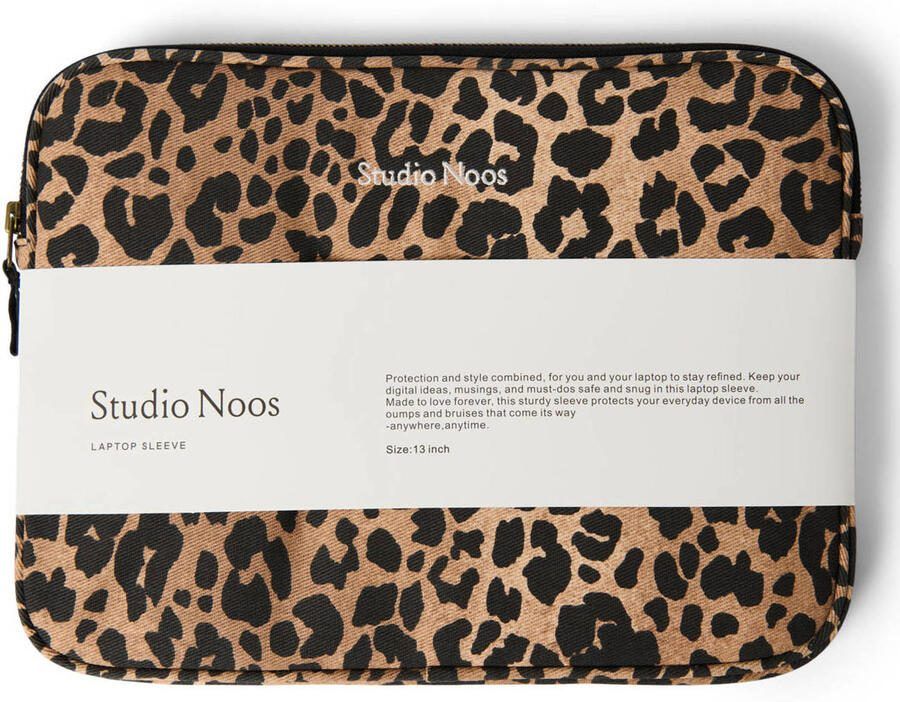 Studio Noos 13 inch Leopard laptopsleeve bruin - Foto 2
