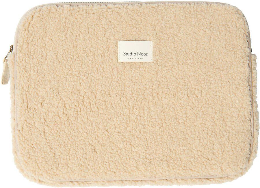 Studio Noos 13 inch Teddy laptopsleeve ecru