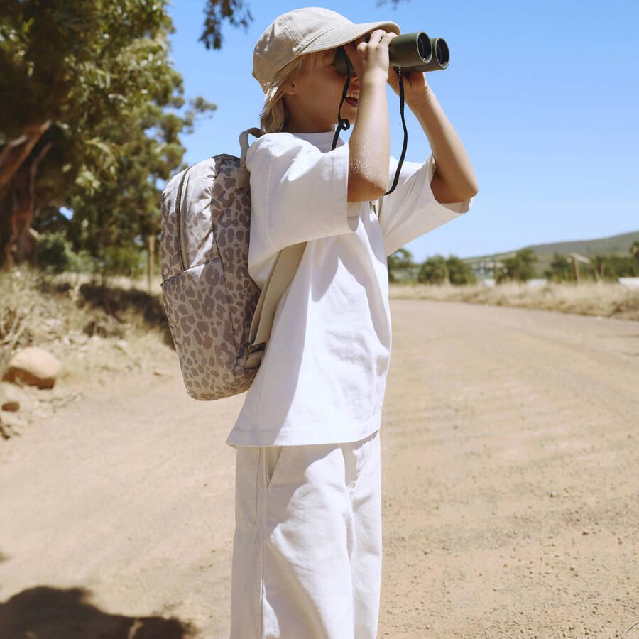 Studio Noos Beige Leopard Puffy Mini Backpack - Foto 2