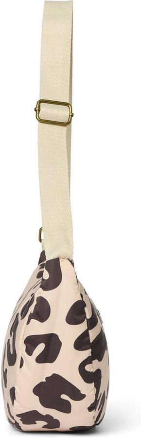 Studio Noos crossbody tas Holy Cow Puffy ecru zwart - Foto 3