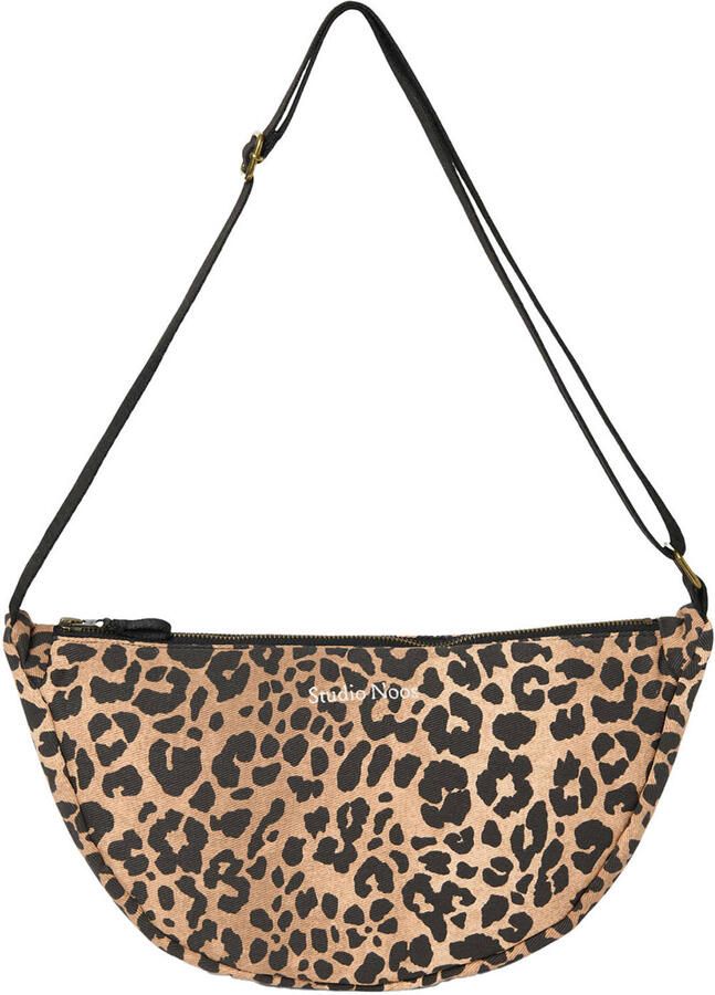 Studio Noos crossbody tas Leopard bruin