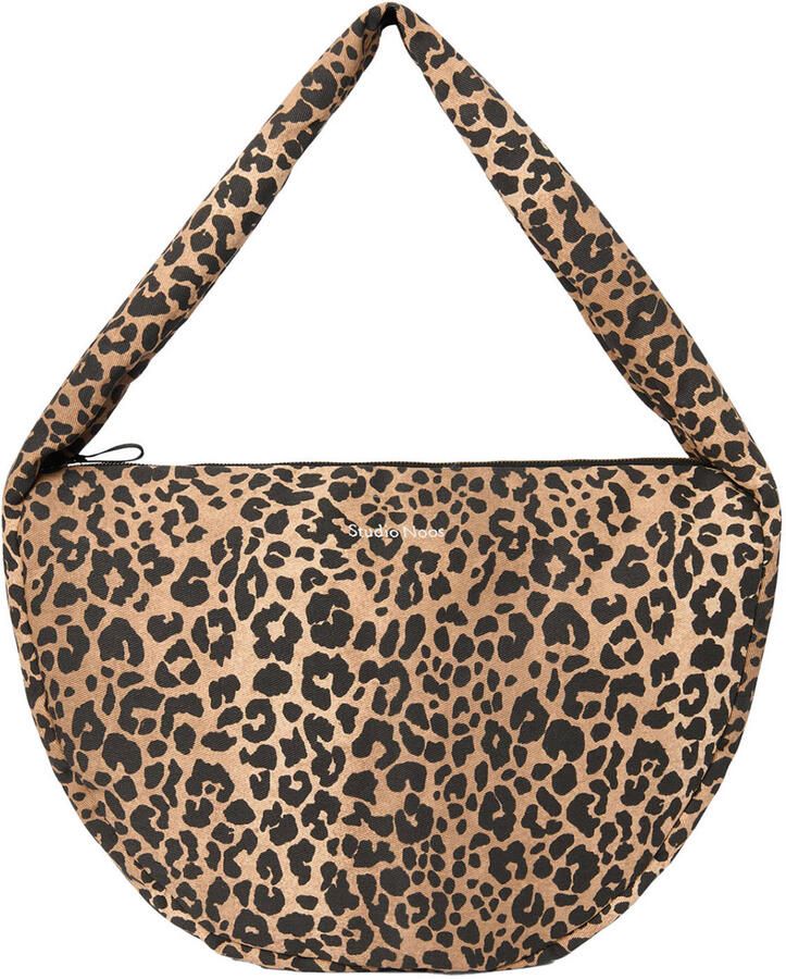 Studio Noos crossbody tas Leopard bruin