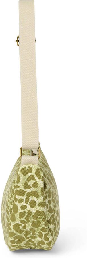 Studio Noos crossbody tas Leopard Cotton groen - Foto 3