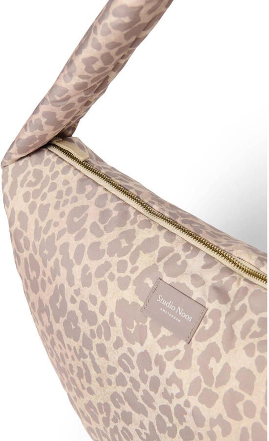 Studio Noos crossbody tas Leopard Puffy beige - Foto 3