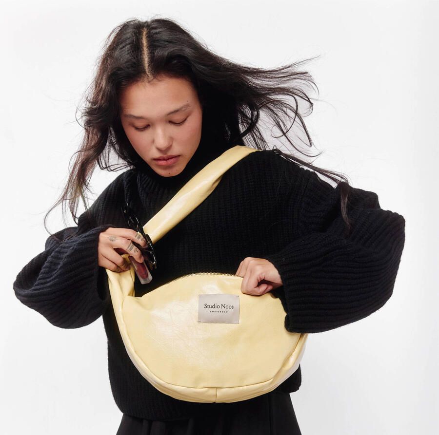 Studio Noos crossbody tas Mini lichtgeel