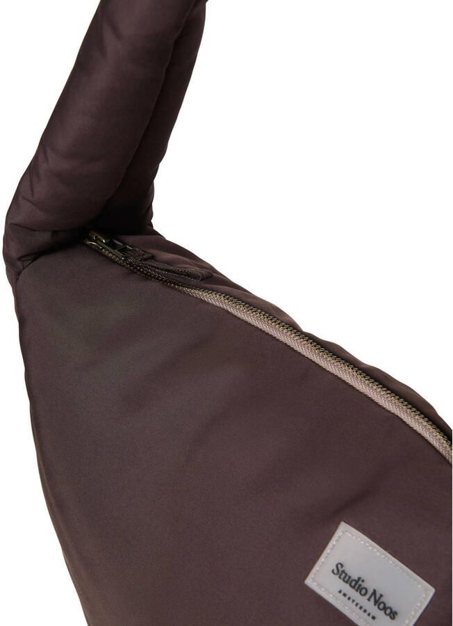 Studio Noos crossbody tas Puffy bruin - Foto 3