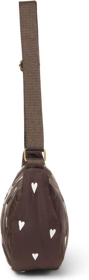 Studio Noos crossbody tas Puffy Hearts bruin - Foto 3