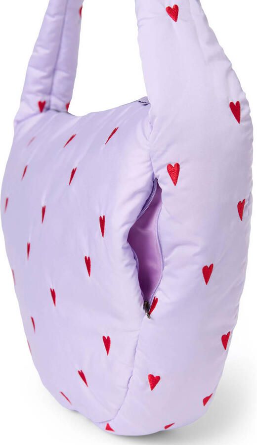 Studio Noos crossbody tas Puffy Hearts paars - Foto 3