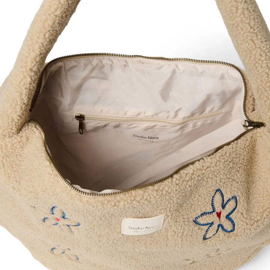 Studio Noos crossbody tas Teddy Flower Heart ecru - Foto 2