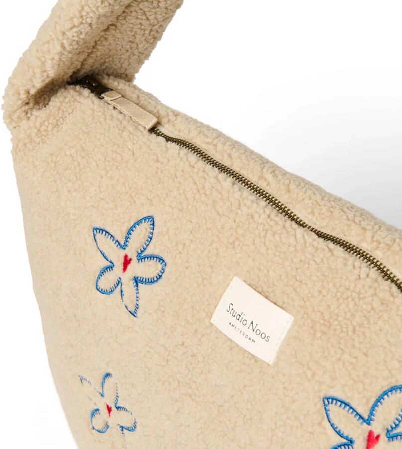 Studio Noos crossbody tas Teddy Flower Heart ecru - Foto 3