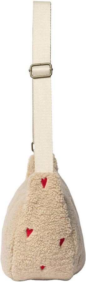 Studio Noos crossbody tas Teddy Hearts ecru - Foto 3