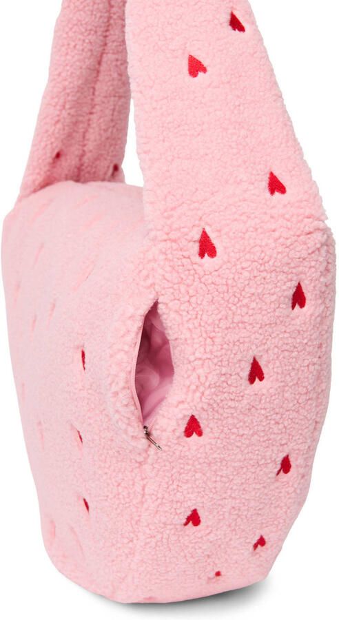 Studio Noos crossbody tas Teddy Hearts roze - Foto 2