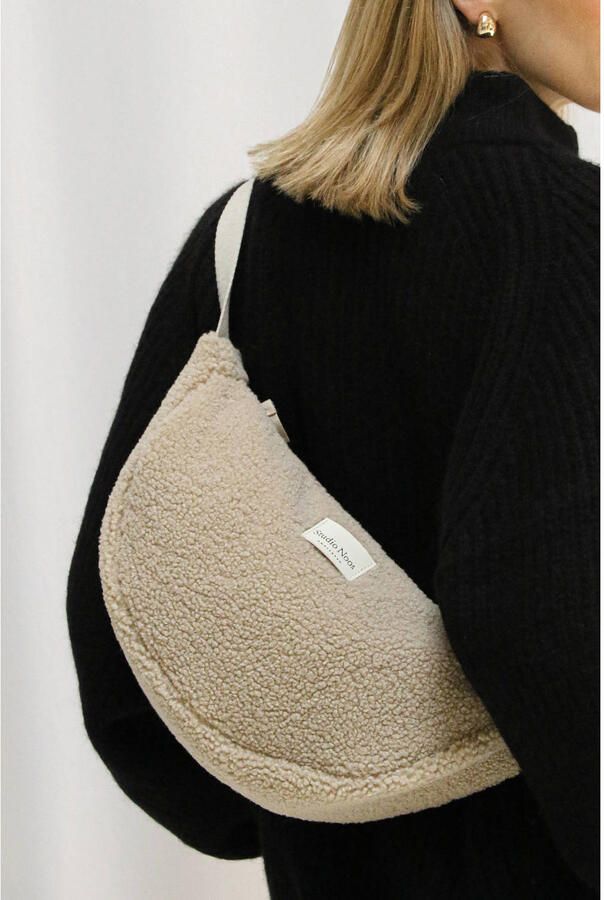 Studio Noos crossbody tas Teddy Maxi ecru - Foto 2