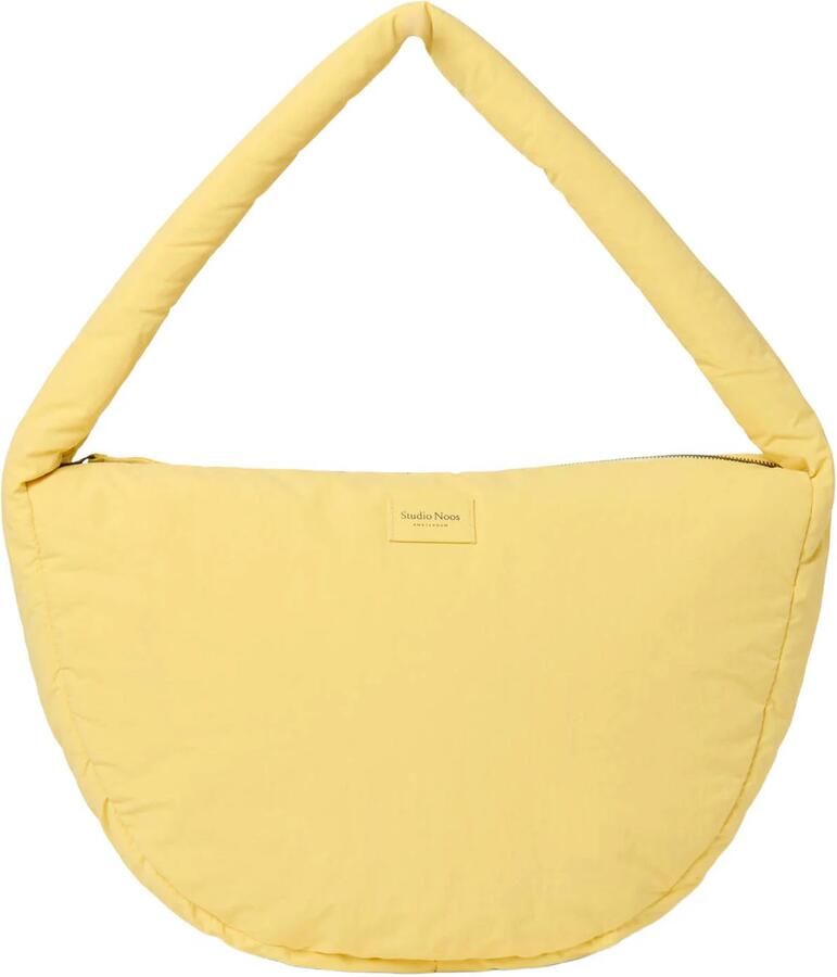 Studio Noos crossbody tas Textured Puffy geel
