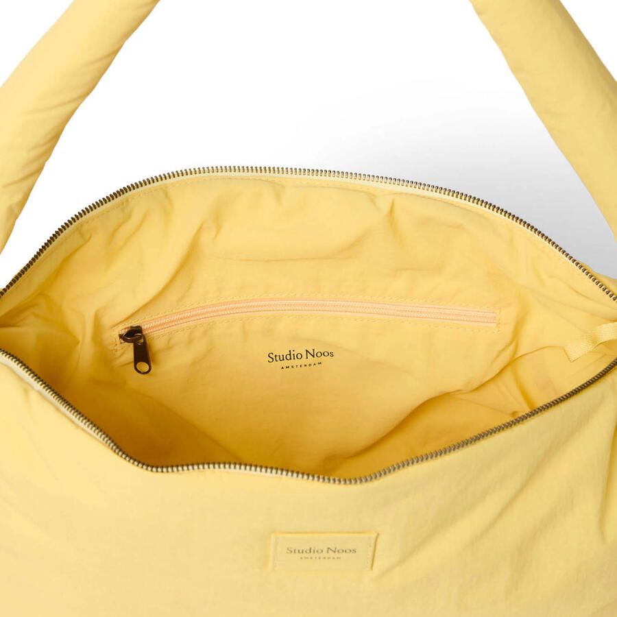 Studio Noos crossbody tas Textured Puffy geel - Foto 2