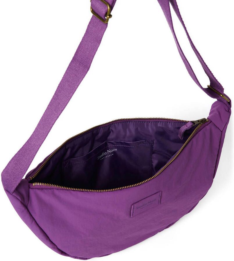 Studio Noos crossbody tas Textured Puffy paars - Foto 2