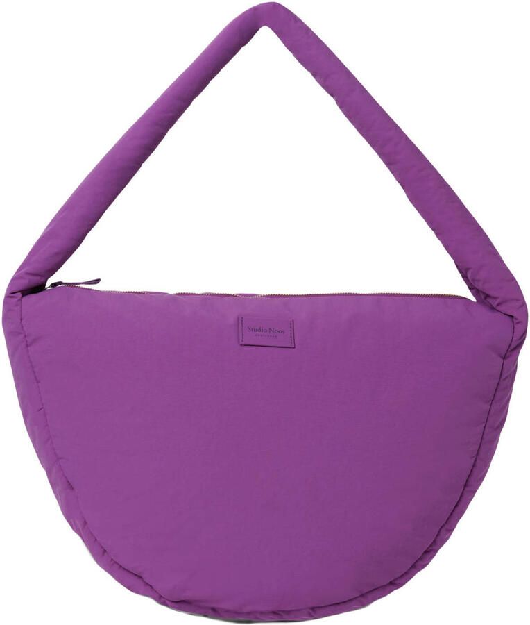 Studio Noos crossbody tas Textured Puffy paars
