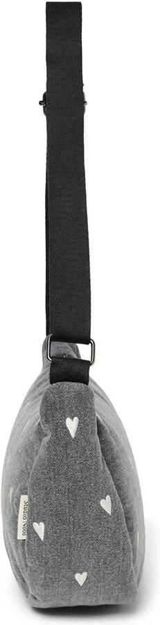 Studio Noos denim crossbody tas Denim Heart grijs - Foto 3