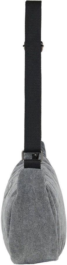 Studio Noos denim crossbody tas Denim Solid grijs - Foto 3