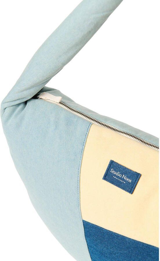 Studio Noos denim crossbody tas Patchwork blauw - Foto 3