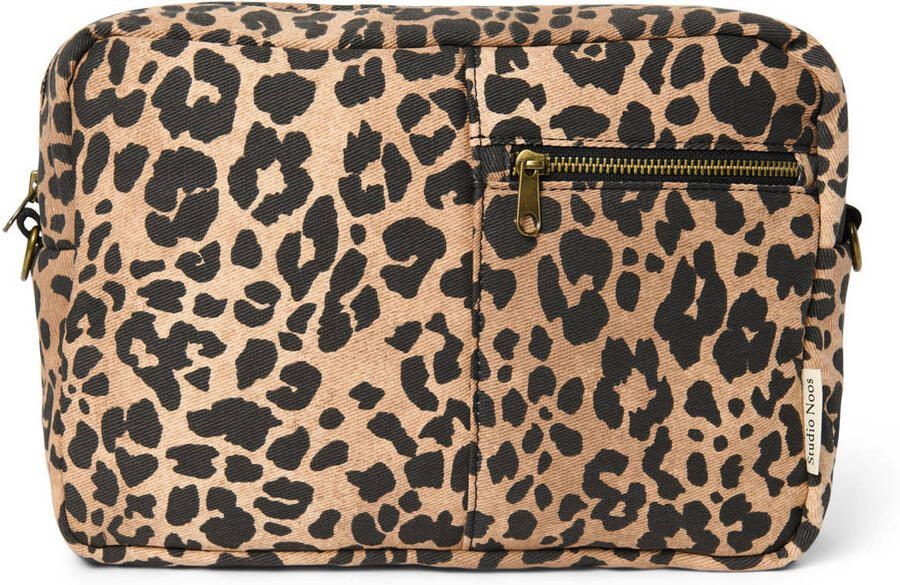Studio Noos kinderwagen organizer Leopard Stroller bruin