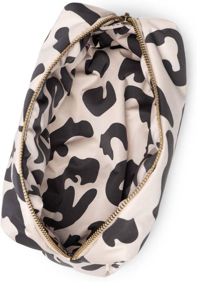 Studio Noos luieretui Holy Cow Puffy Pouch ecru zwart All over print - Foto 3