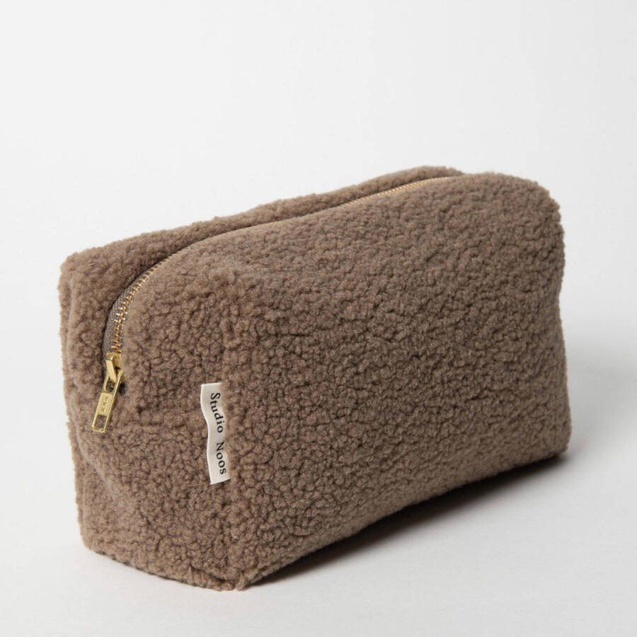 Studio Noos luieretui Teddy Pouch bruin Effen | Luieretui van - Foto 2